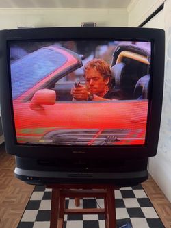 CRT tv VHS combo
