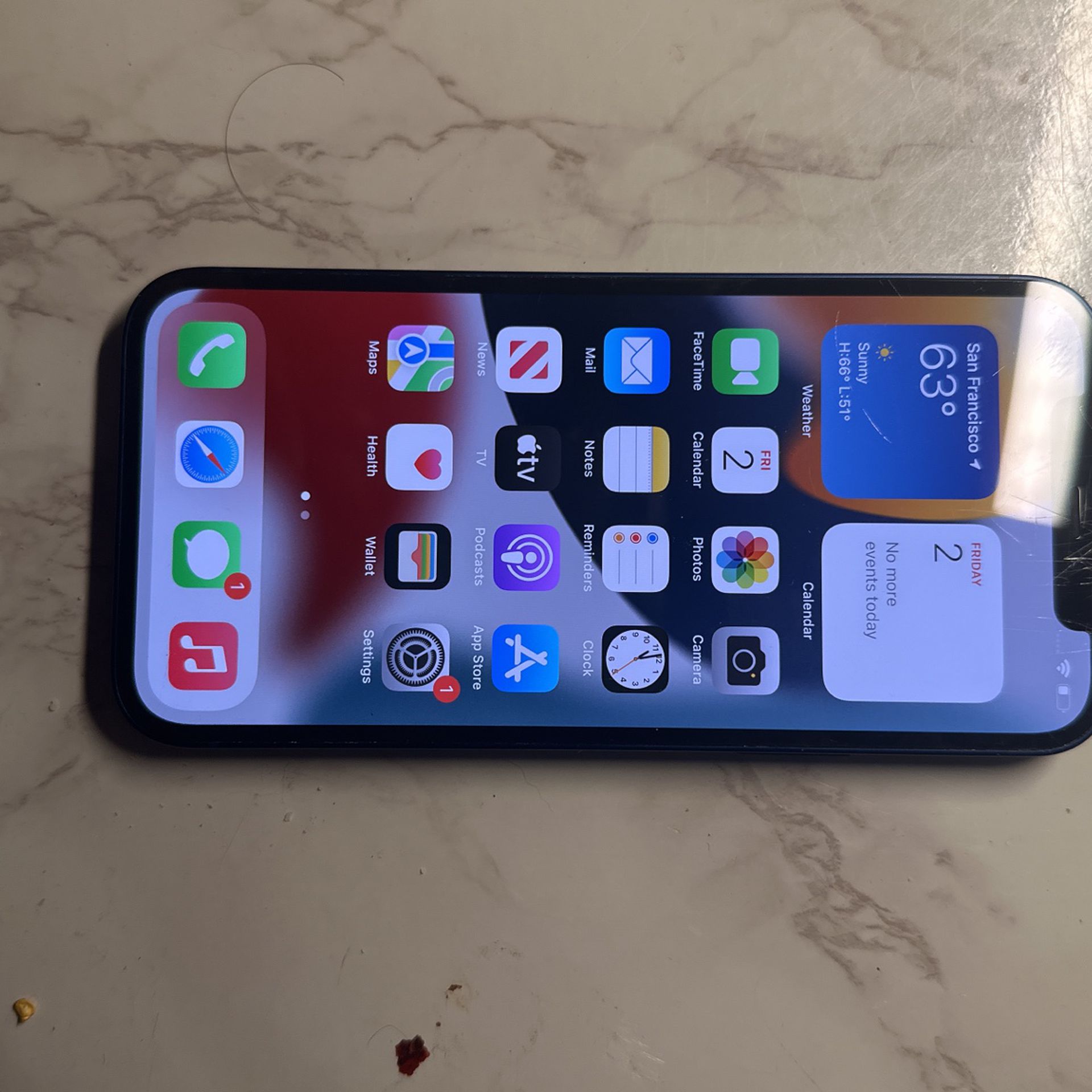 Iphone 12 unlocked - slightly used condition 