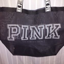 Victoria's Secret "PINK" Nylon Mesh Store Shopping Bag