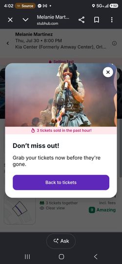 3 Melanie Martinez Orlando concert tickets