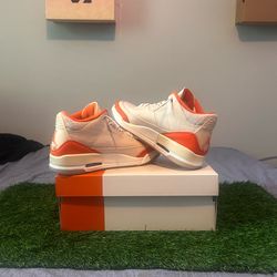 Jordan retro 3’s tex starfish size 7’5 in women’s