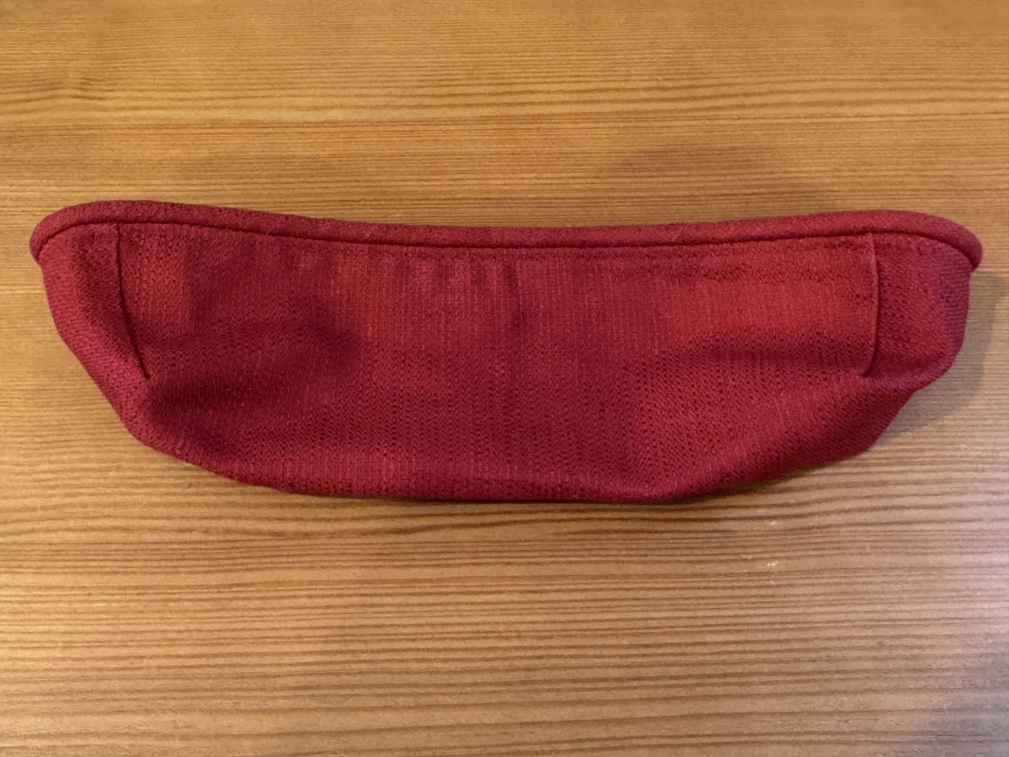 Longaberger Cracker basket fabric stand-up liner in Paprika.