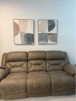 Sofa and love seat set