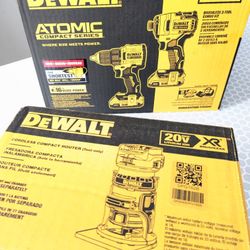 20V Max DeWalt ATOMIC Combo + XR Router 