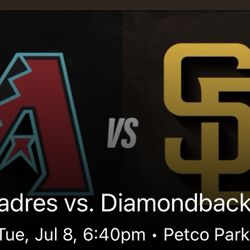 2 Padres vs Diamondbacks tickets 