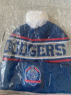 LA Dodgers 60th Knit Beanie