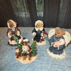 Collectible Boyd's Bears 4 Pc Set