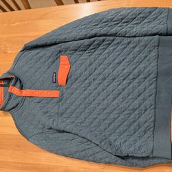Patagonia Cotton Quilt Snap T Sz M