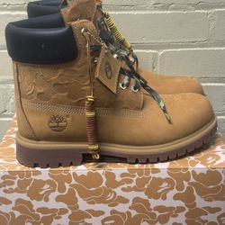 Timberlands X Bape Undefeated 