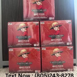 One Piece Card Game - OP13 Carrying on his Will Booster Box Display English Sealed 