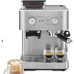 KitchenAid Espresso Machine With Burr Grinder 