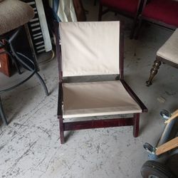 MCM Large Low Folding Chair