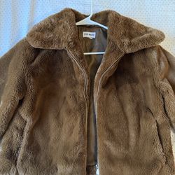 Steve Madden Fur Crop Jacket