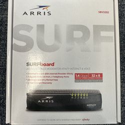 Arris SURFboard DOCSIS 3.0 cable modem MODEL: SBV3202 (for Xfinity and Cox cable.)