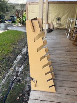 MDF Wood skateboard Stand Rack