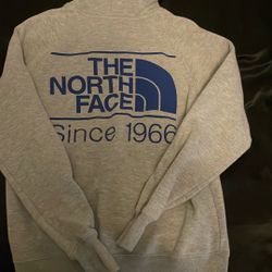 Grey North face Hoodie 