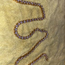 Goldgods “Diamond Buttercup Tennis Gold Chain”