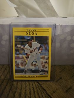 Sammy Sosa Fleer 91' Rookie Card