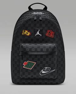 NIKE AIR JORDAN MONOGRAM BACKPACK 20L BLACK MA9155-023