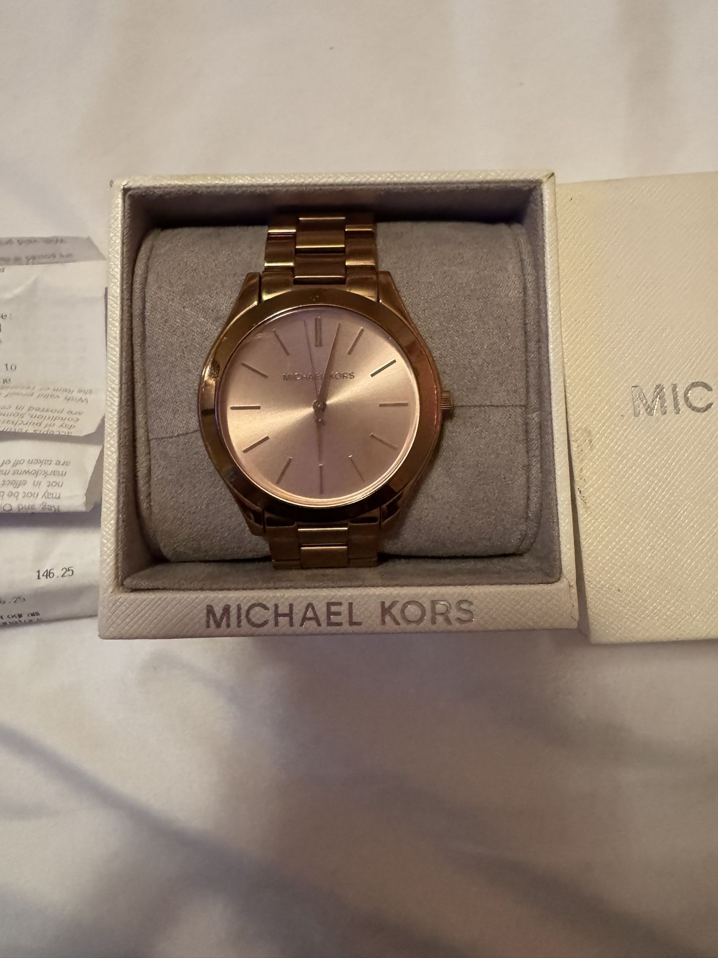Michael Kors Rose Gold Watch