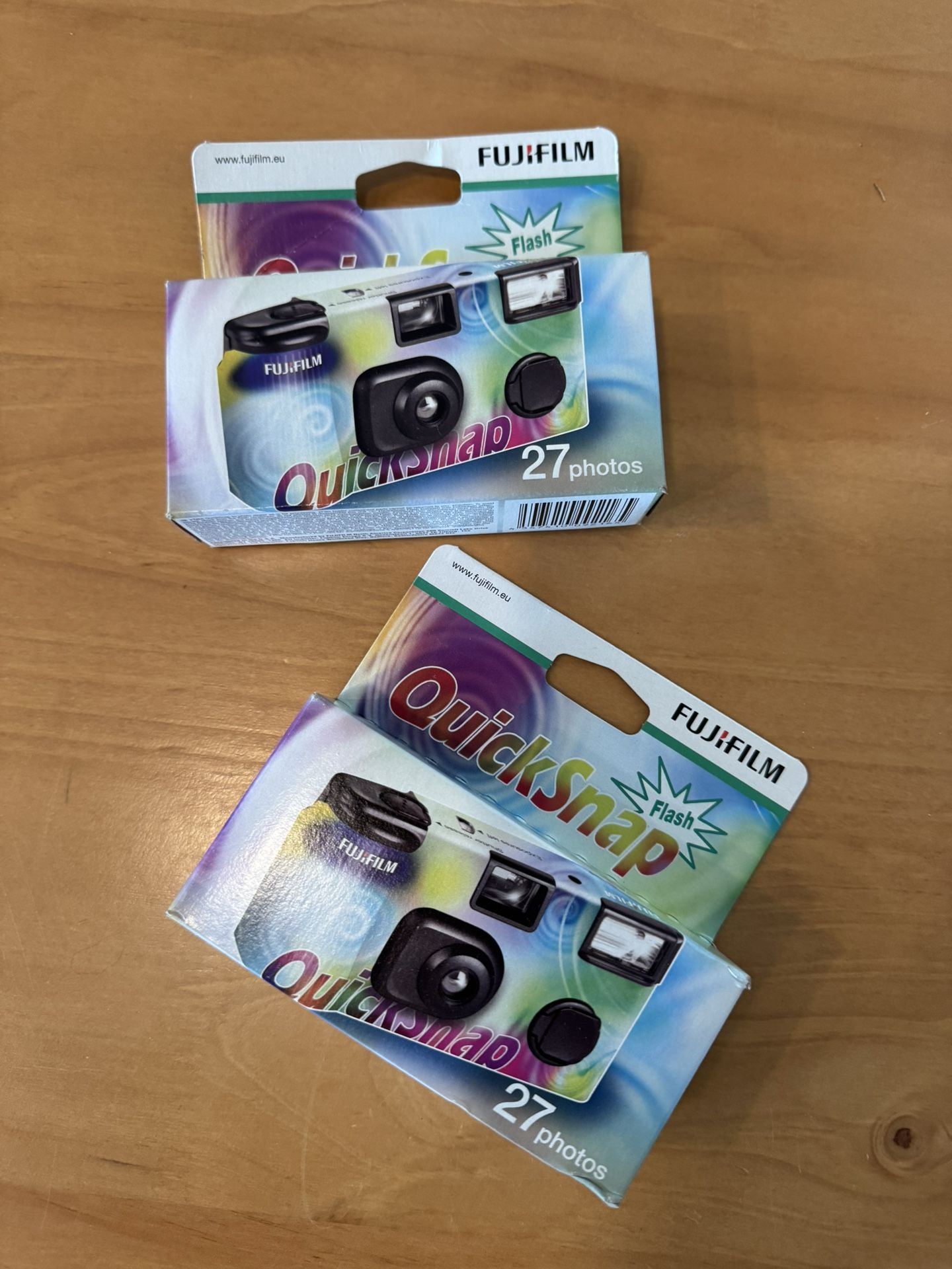 2 Fujifilm Quicksnap Disposable Cameras