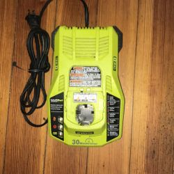 RYOBI ONE+ 30-Minute Battery Charger