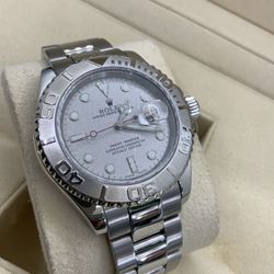 Rolex Yacht-Master 40mm  Stainless Steel 16622 With Platinum Bezel, Watch & Box Only 