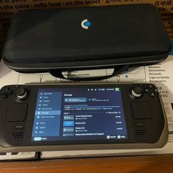 Steam Deck 256GB w/ 500GB SD Card, Case & Box - Like New Condition