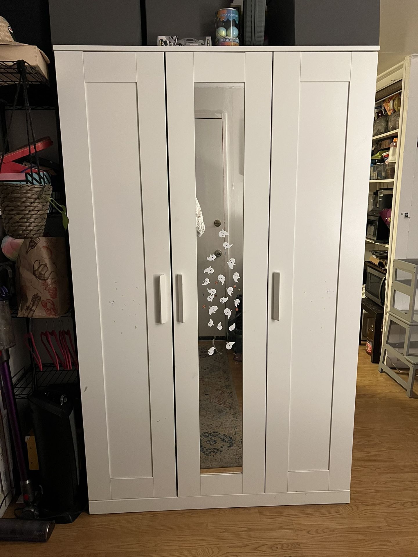 IKEA Wardrobe Three Door with Mirror