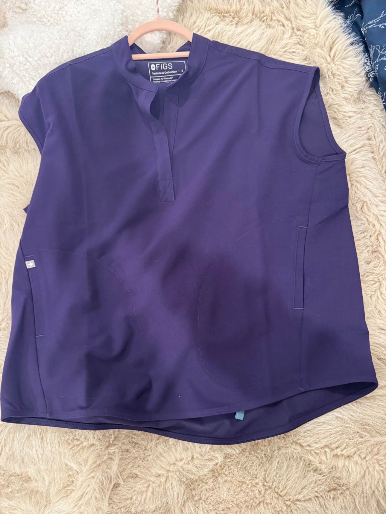 Purple “Rafaella” New Figs Scrub Set