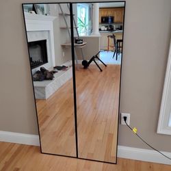 2 Medium Black Mirrors 