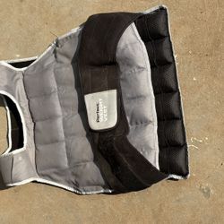 Perfect Weighted Vest. Sand Insurts 
