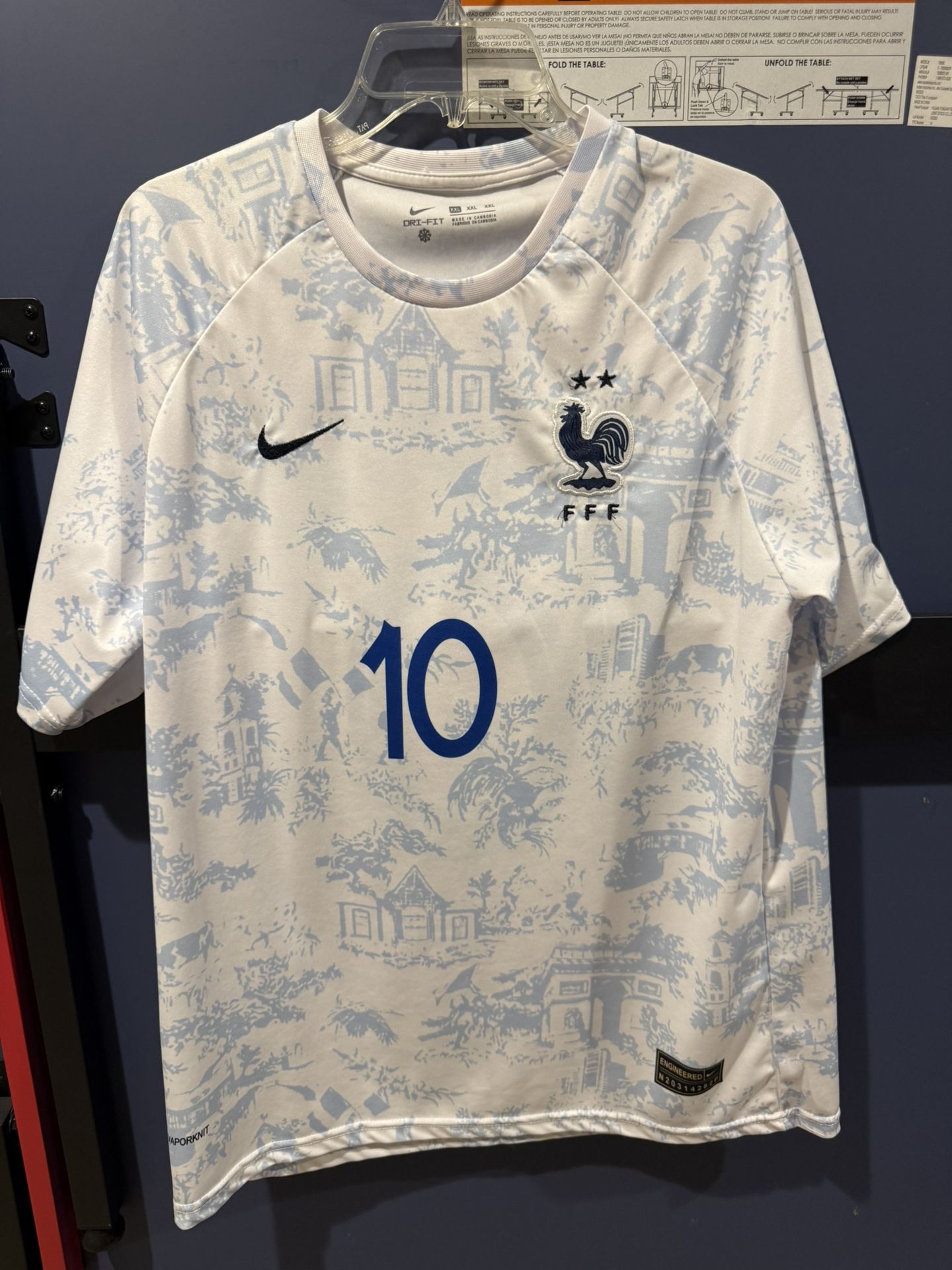 Men France Mbappe soccer Jersey