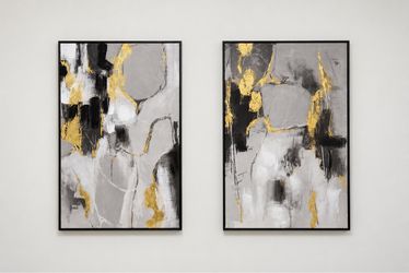 Abstract Canvas Wall Art Set of 2