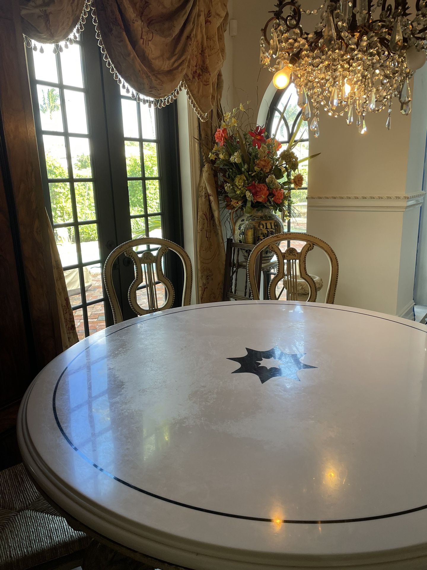 Solid Surface Dining or Kitchen Table Top 60” Round