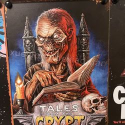 Tales From The Crypt Horror Tin Sign Collectible