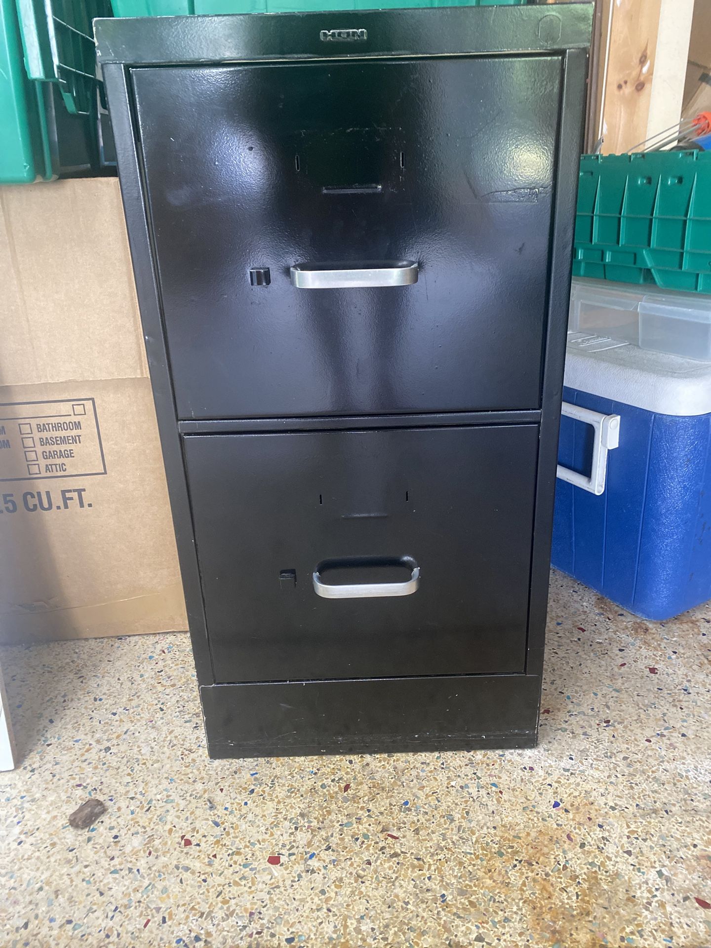Black Metal File Cabinet - $25 or best offer