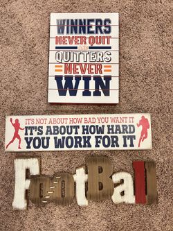 3 Piece! Boys Room Decor! Hobby Lobby! 