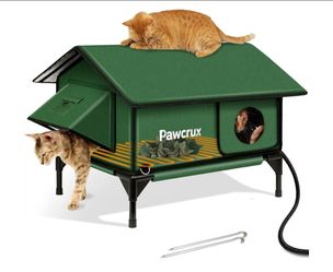 Waterproof Heated Cat House
