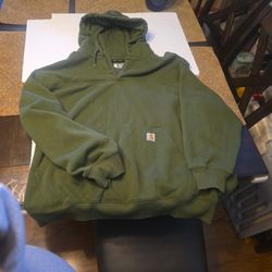 Carhartt Rain Defender Olive Green Hoodie 4XL