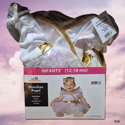 Guardian Angel Infant Halloween Costume 12-18 Months