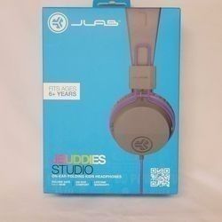 JLab JBuddies Studio On-Ear Kids Wired Headphones