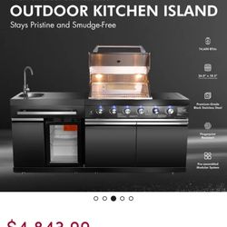 Brand New Patio Island Bbq Grill Propane