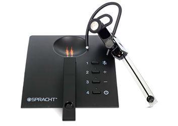 Spracht Wireless Bluetooth Headphones Over the Ear, Headset with Noise Cancellation, All Day Comfort, Long Battery Life and Built in Mic for Work, Eas