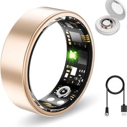 new Smart Health Rings for Women Men, Fitness Tracker with Heart Rate, Blood Oxygen, HRV, Sleep Tracker, Step Tracker, No Subscription Fee, IP68 Water