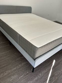 Bed frame and mattress