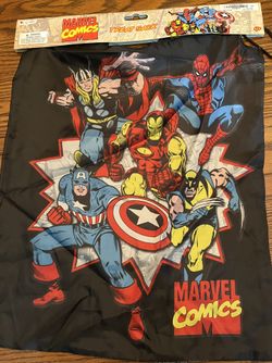 Halloween Marvel Comics Treat Bag  13 Inches By 15 Inches