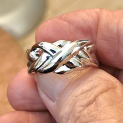 Stainless Steel Ring... Size 7 Through 11