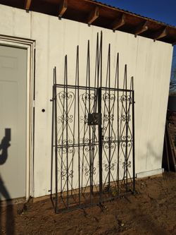 Ornamental Tiered Iron gate