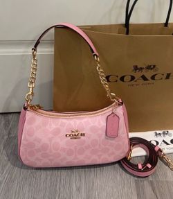 Pink coach purse